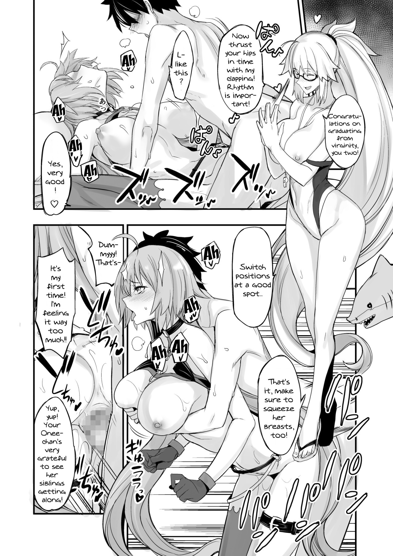 Hentai Manga Comic-W Jeanne vs Master-Read-15